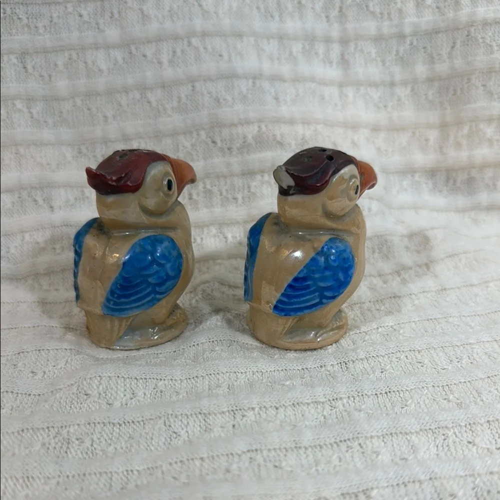 Colorful Ceramic Bird Figurines